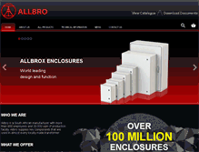Tablet Screenshot of allbro.com